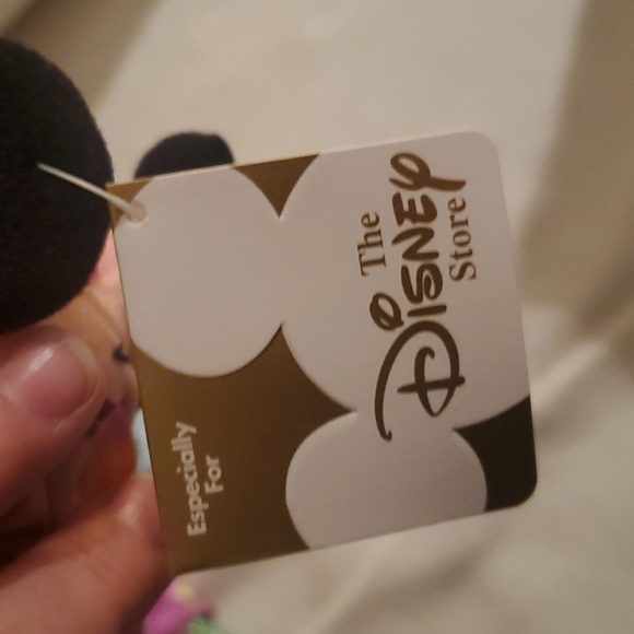 Vintage NWT Disney Store Mardi Gras Mickey & Minnie Plush set - Picture 10 of 11